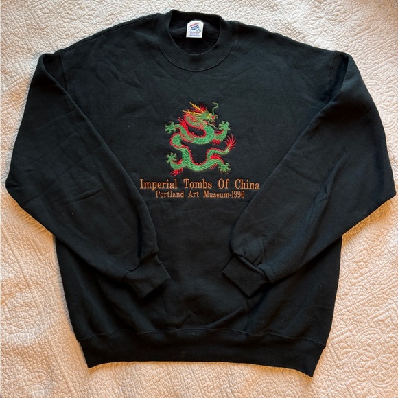 Jerzees Other - Imperial Tombs of China Black Sweatshirt